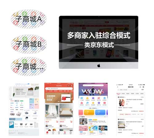 可入驻多店商城平台